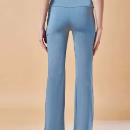 Color Capital Blue Fitted Sports Tights image 2