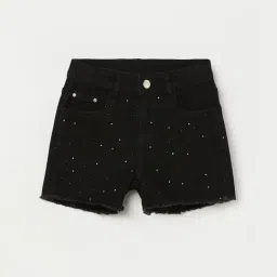Fame Forever by Lifestyle Girls Black Printed Shorts-picture-33