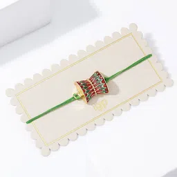 IGP Thread Green Damru Rakhi-picture-46