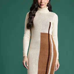 dressberry bizwear DressBerry Colourblocked Jumper Dress-picture-31