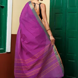 Unnati Silks Women Woven Design Pure Cotton Saree image 2