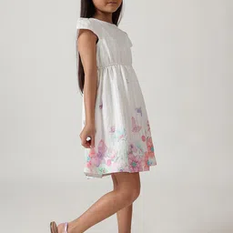 One Friday Floral Print A-Line Dress image 2