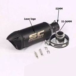 RA Accessories Black SC Project Mini2 Silencer Exhaust for Ducati Panigale R-picture-0