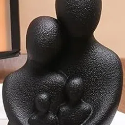 THE SACRED GIFTS Black Couple Natural Living Room Small Showpiece 4.33 Inch-picture-13