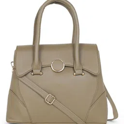 Stamp Women Solid Structured Satchel Bag-picture-18