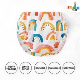 Chinmay Kids Baby Panty Boys and Girls Reusable Washable Printed Panty Pack of 3 - Multicolor image 3