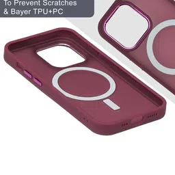 SPRIG Solid Printed iPhone 14 Pro Max Back Case Mobile Accessories image 5