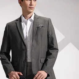 INVICTUS Slim Fit Notched Lapel Single Breasted Formal Blazer-picture-47