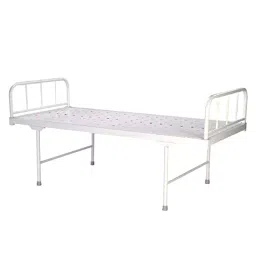 Welltrust 120x90x100 cm Stainless Steel Plain Bed With Steel Panel-picture-43