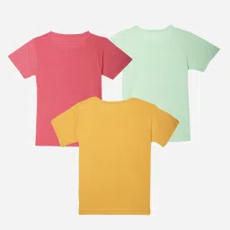 Vimal Jonney Boys Multicolor Printed T-Shirt (Pack Of 3) image 2