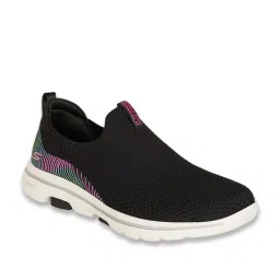 Skechers Women's GO WALK 7 - ABIE Black Walking Shoes image 2