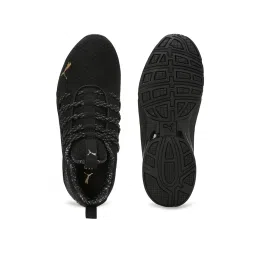 Puma Women Axelion Minima Leopard Black Running Shoes image 4