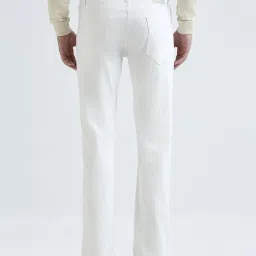 Pepe Jeans White Cotton Regular Fit Jeans image 2