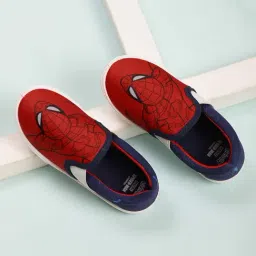 Kidsville Boys Red Spiderman Print Slip-On Shoes-picture-45