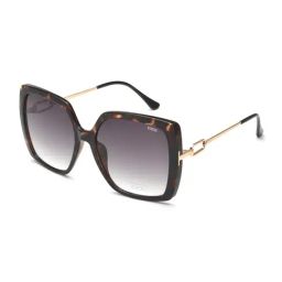 IDEE Brown Square UV Protection Sunglasses for Women-picture-8