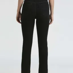 pepe jeans Pepe High Rise Jeans Black Cotton High Rise Jeans image 2