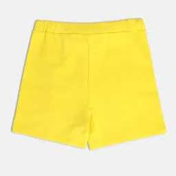 MINIKLUB Kids Yellow Solid Shorts image 2
