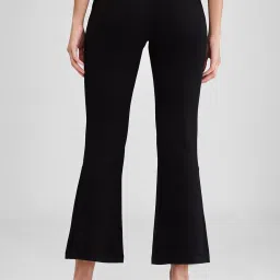 Spykar Black Relaxed Fit High Rise Pants image 2