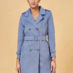 Annabelle by Pantaloons Blue Notched Lapel Jacket-picture-13