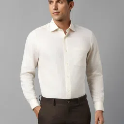 Louis Philippe Gods & Kings Beige Regular Fit Shirt image 1