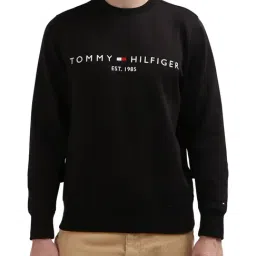 Tommy Hilfiger Black Regular Fit Printed Sweatshirt-picture-19