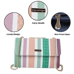 STARWINGS Structured Sling Bag with Fringed image 4