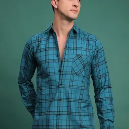 Voroxy Men Relaxed Opaque Casual Shirt-image-39