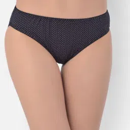 Clovia Navy Printed Bikini Panty-image-20
