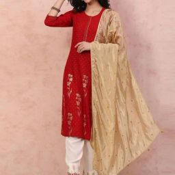 Rangriti Golden Polka Dots Dupatta-picture-19