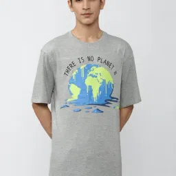 Forever 21 Grey Regular Fit Printed T-Shirt-picture-26