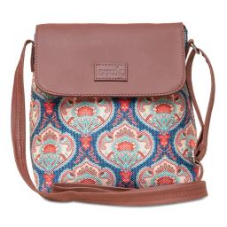 ZOUK Blue Printed Cross Body Bag-picture-10
