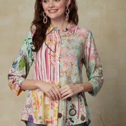 Fashor Multicolored Printed Shirt image 1