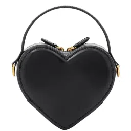 Miraggio Black Solid Small Sling Handbag image 2