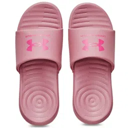 Under Armour Women's Ansa Pink Slides image 1