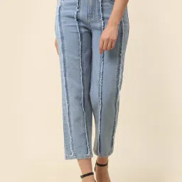Melon by PlusS Blue Regular Fit Mid Rise Jeans image 1