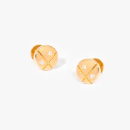 P.N.Gadgil Jewellers 14k Yellow Gold Contemporary Classics Diamond Men's Stud image 1