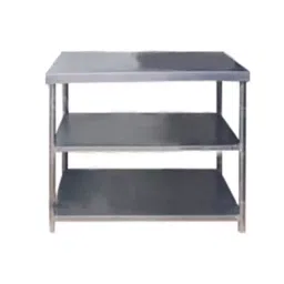 Verai 1-U/S Stainless Steel 24x60x32 Square Kitchen Work Table Silver-picture-23