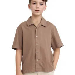 Rare Ones Boys Brown Shirt-image-11