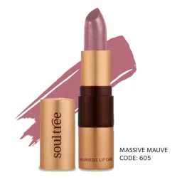 SoulTree Ayurvedic Lipstick - Massive Mauve 605 - 4 gm | Organic Lipstick image 1