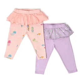 miarcus Baby Girl Legging with Tutu Ruffle- Pack of 2 image 1