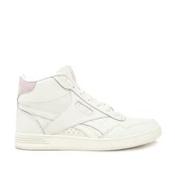 Reebok Women's Core Club High Top Cream Ankle High Sneakers image 1