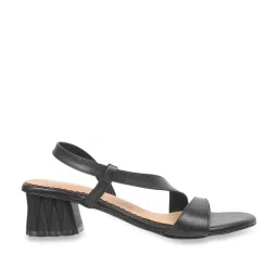 Metro Women's Black Sling Back Sandals image 1