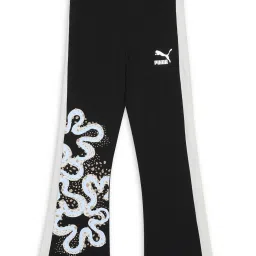Puma Kids Black Printed Trackpants image 1