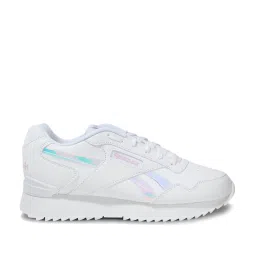 Reebok Women's Glide Ripple Clip White Sneakers image 1