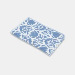 Fabindia Blue Gadh Kamal Woven Cotton Towel image 2