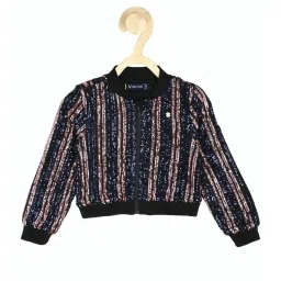 Allen Solly Junior Multicolor Embellished Full Sleeves Jacket image 1