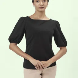 Annabelle by Pantaloons Black Regular Fit Top image 1