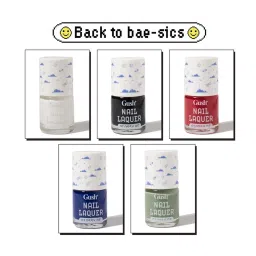 Gush Nail Lacquer Combo Back to Bae-sics - 35 ml image 1