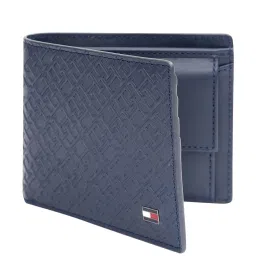 TOMMY HILFIGER Greywalls Navy Casual Leather Bi-Fold Wallet  for Men image 2