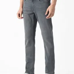 Van Heusen Grey Cotton Slim Fit Jeans image 3